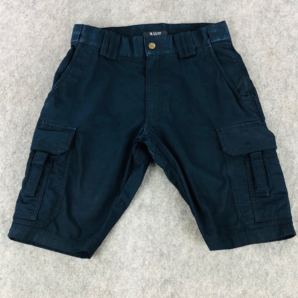 5.11 Tactical Shorts Mens 30 Navy Blue Cargo Utility Outdoor Workwear Stretch